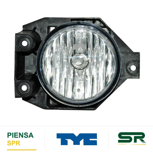 FARO DE NIEBLA IZQUIERDO CON FOCO CHEVROLET AVEO 2018-2023 C / BASE DEIFO 346 RVR TYC