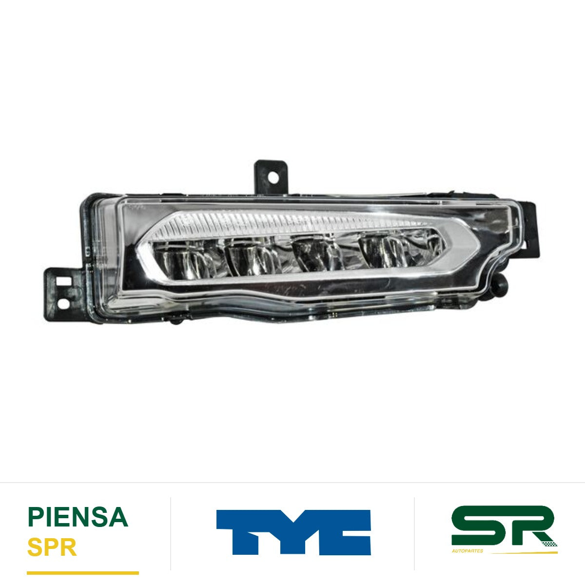 FARO DE NIEBLA DERECHO CROMADA LED BMW X3 2018-2019 FONDO RVR TYC