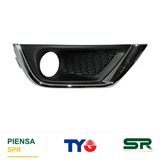 REJILLA DERECHO PARA FARO DE NIEBLA CROMADA JEEP COMPASS 2018-2021 / USA TYPE 2017-2019 C / MOLD 352 TYG