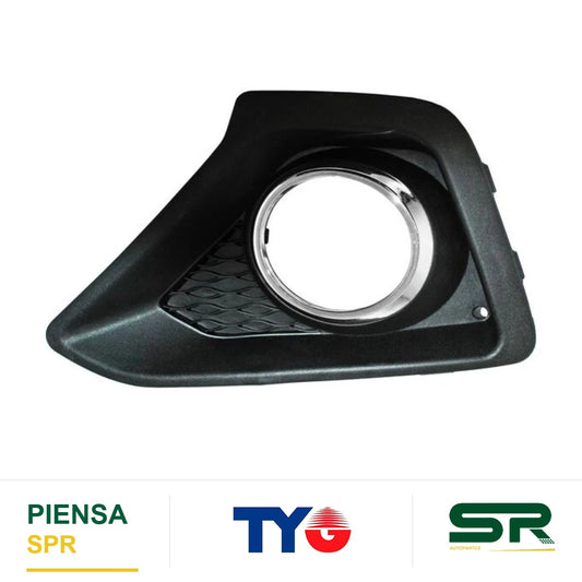 REJILLA IZQUIERDO PARA FARO DE NIEBLA CROMADA HYUNDAI GRAND I10 2015-2017 C / MOLD TYG