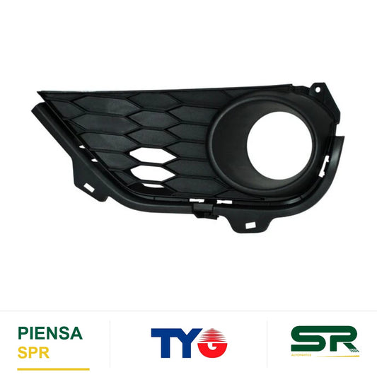 REJILLA IZQUIERDO SIN HOYO PARA SENSOR PARA FARO DE NIEBLA HONDA PILOT 2019-2022 MTP TYG