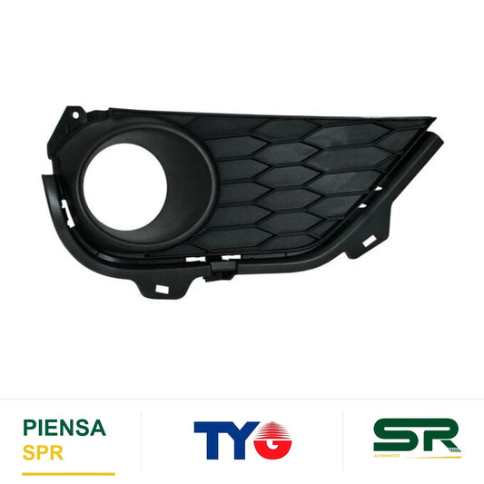 REJILLA DERECHO SIN HOYO PARA SENSOR PARA FARO DE NIEBLA HONDA PILOT 2019-2022 MTP TYG