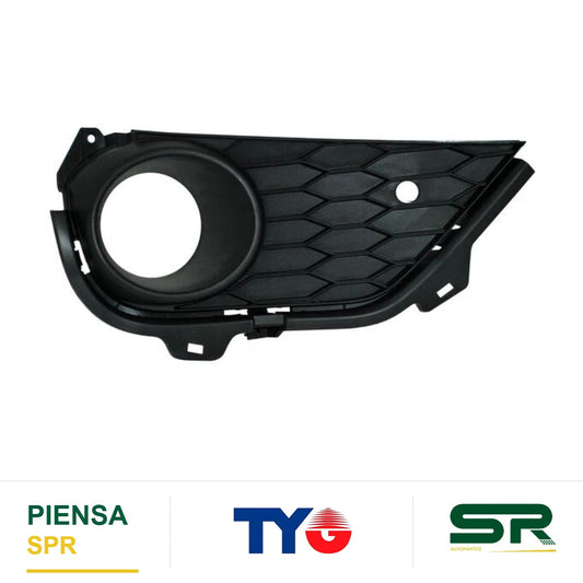 REJILLA DERECHO CON HOYO PARA SENSOR PARA FARO DE NIEBLA HONDA PILOT 2019-2022 MTP TYG