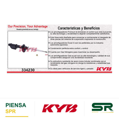 AMORTIGUADOR TRASERO GAS EXCEL-G CHEV MALIBU (1997-2003) - OLDSMOBILE. CUTLASS (1997-1998) KYB