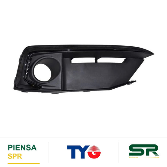 REJILLA DERECHO PARA FARO DE NIEBLA NEGRA HONDA CIVIC 2019-2020 4P C / MOLD TYG