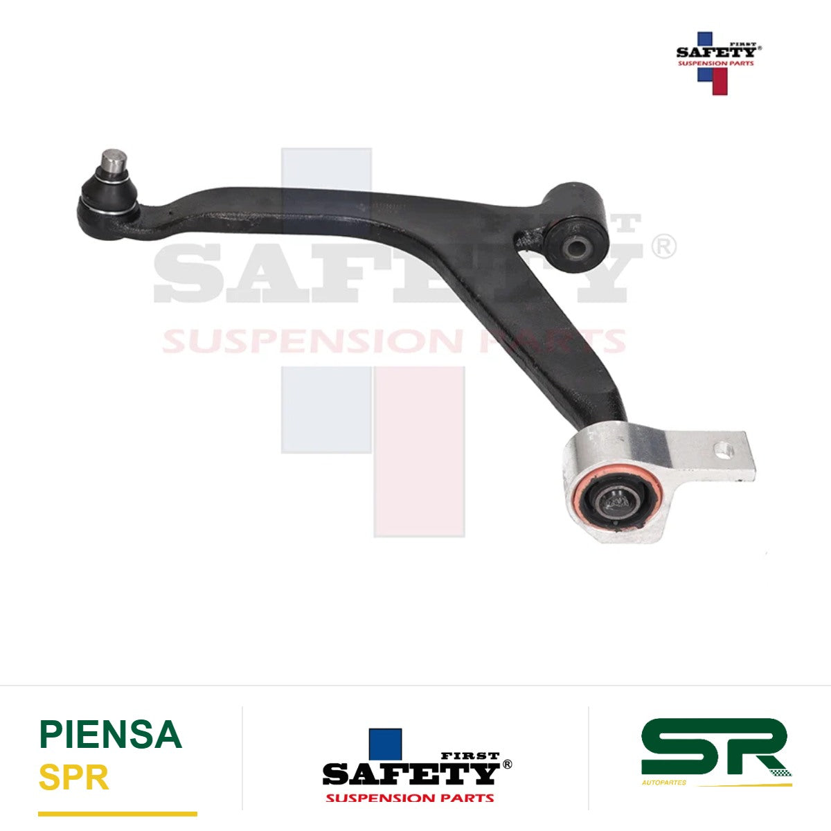 Horquilla Suspension Peugeot 306 4L 1.8 Lts 1997-2004 Turbo Peugeot Truck Partner 4L 1.6 Lts 2004-2012 Grand Raid 4L 1.6 Lts 2007-2012 Inferior Izquierda Con Rotula Forja Corta Safety