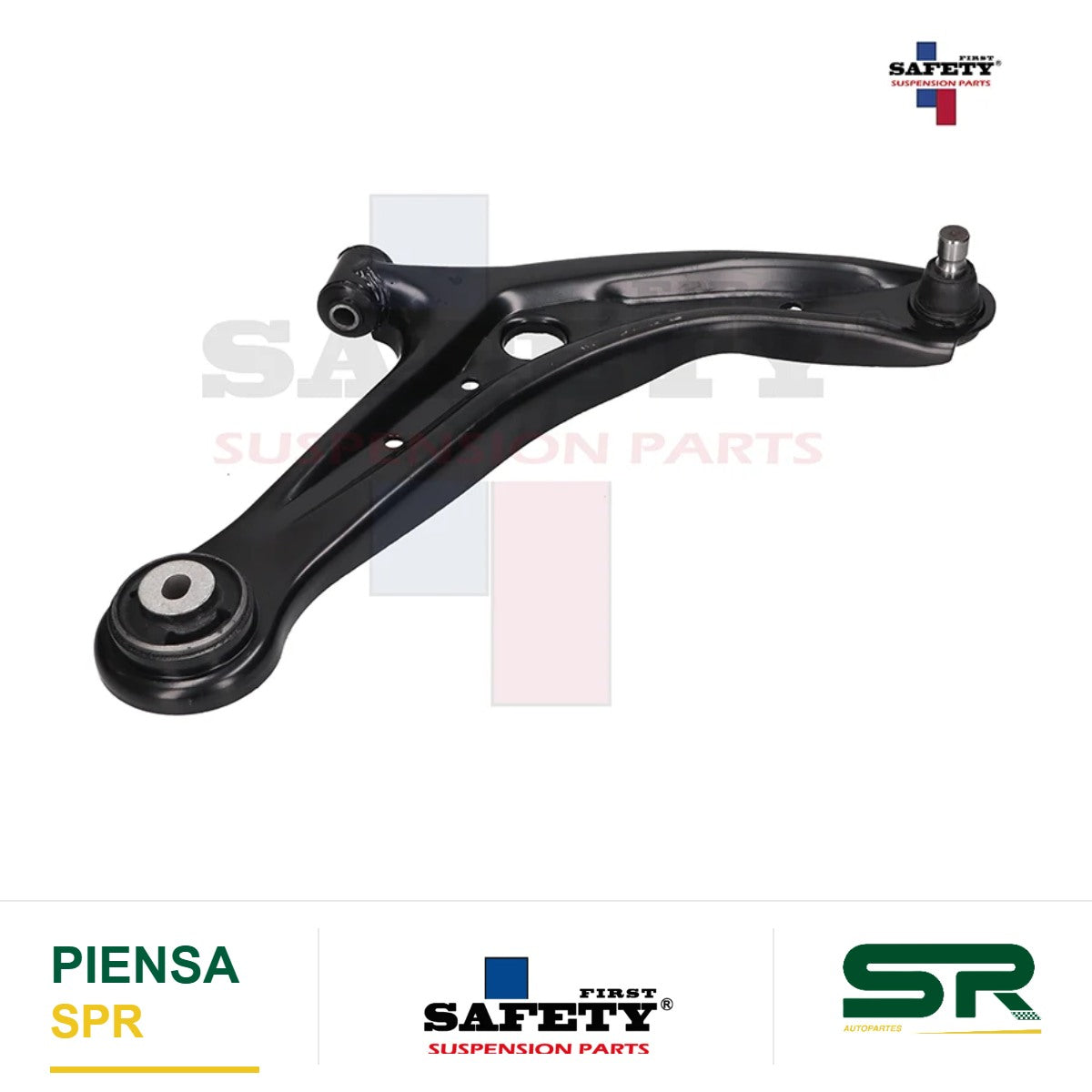 Horquilla Suspension Ford Fiesta 2011-2019 Figo 2016-2021 Mazda 2 2011-2015 Ford Truck Transit Courier 2021-2023 Turbo Inferior Derecha Con Rotula Safety