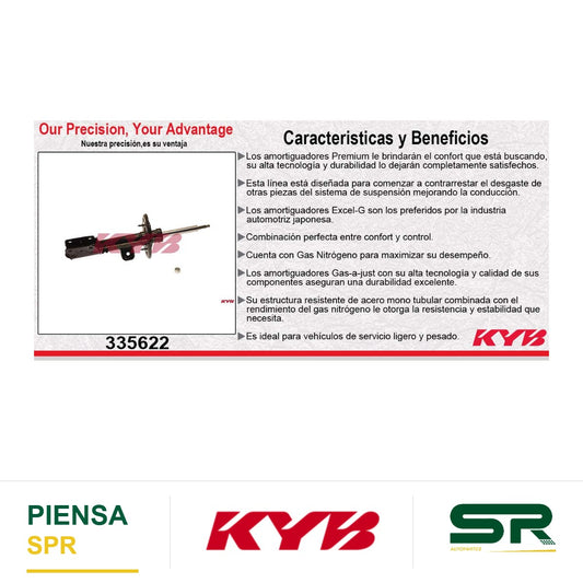 AMORTIGUADOR DELANTERO IZQUIERDO GAS EXCEL-G FORD. EXPLORER (2011-2019) KYB