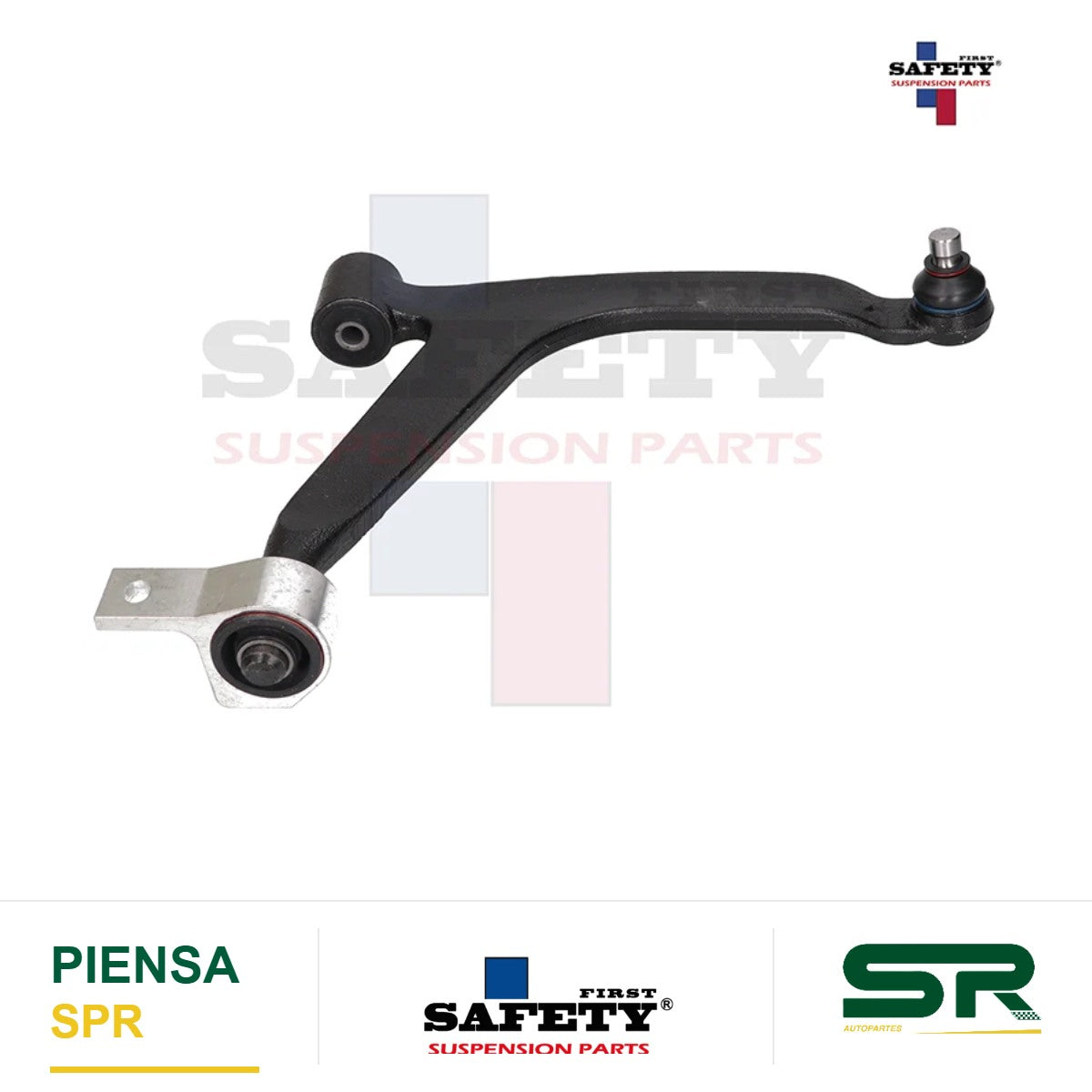 Horquilla Suspension Peugeot 306 4L 1.8 Lts 1997-2004 Turbo Peugeot Truck Partner 4L 1.6 Lts 2004-2012 Grand Raid 4L 1.6 Lts 2007-2012 Inferior Derecha Con Rotula Forja Corta Safety