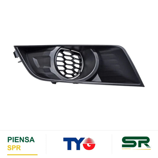 REJILLA DERECHO SIN FARO DE NIEBLA NEGRA FORD RANGER 2017-2019 AGT TYG