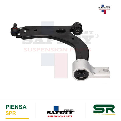 Horquilla Suspension Ford Fiesta 4L 1.6 Lts 2003-2004 Brasil Inferior Izquierda Con Rotula Bujes Aluminio Safety