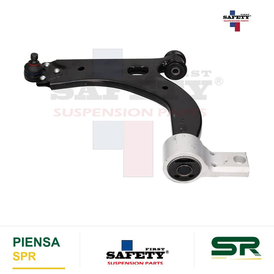 Horquilla Suspension Ford Fiesta 4L 1.6 Lts 2003-2004 Brasil Inferior Izquierda Con Rotula Bujes Aluminio Safety