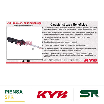 AMORTIGUADOR TRASERO DERECHO GAS EXCEL-G TOYOTA MR2 SPYD (2000-2005) KYB