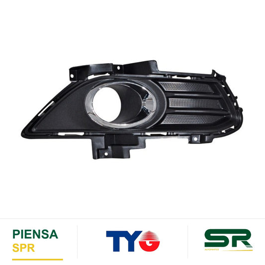 REJILLA DERECHO PARA FARO DE NIEBLA CROMADA FORD FUSION 2013-2016 C / MOLD TYG