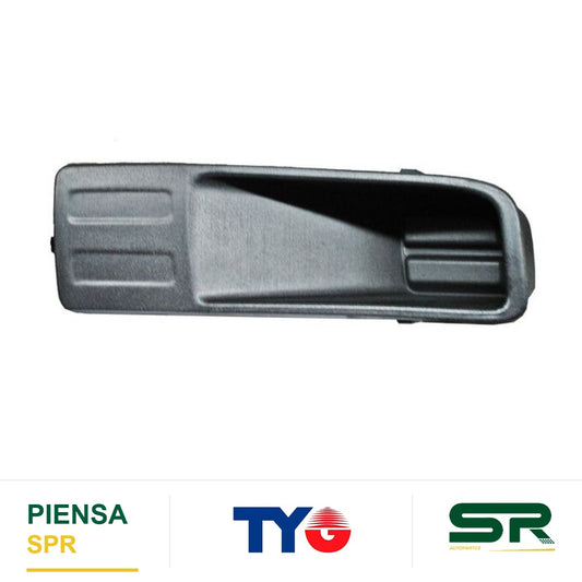 REJILLA IZQUIERDO SIN FARO DE NIEBLA NEGRA FORD FUSION 2006-2009 CORRUGADA TYG