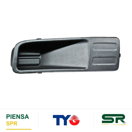 REJILLA DERECHO SIN FARO DE NIEBLA NEGRA FORD FUSION 2006-2009 CORRUGADA TYG