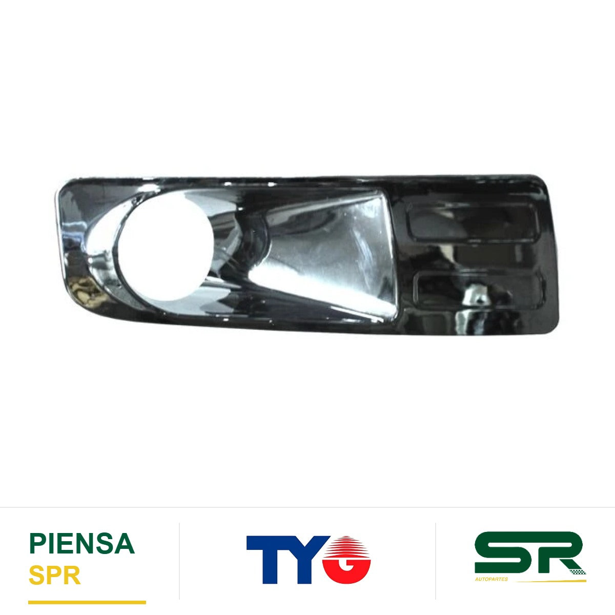 REJILLA IZQUIERDA PARA FARO DE NIEBLA CROMADA FORD FUSION 2006-2009 TYG