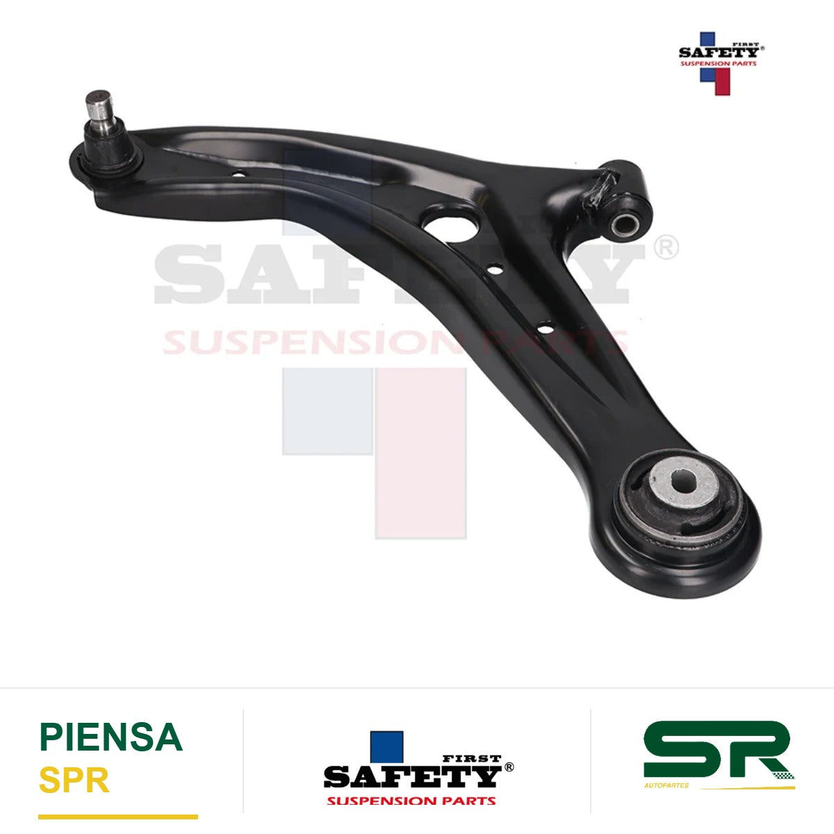 Horquilla Suspension Ford Fiesta 4L 1.6 Lts 2011-2019 Mazda 2 4L 1.5 Lts 2011-2015 Ford Figo 4L 1.5 Lts 2016-2021 Inferior Izquierda Con Rotula Safety