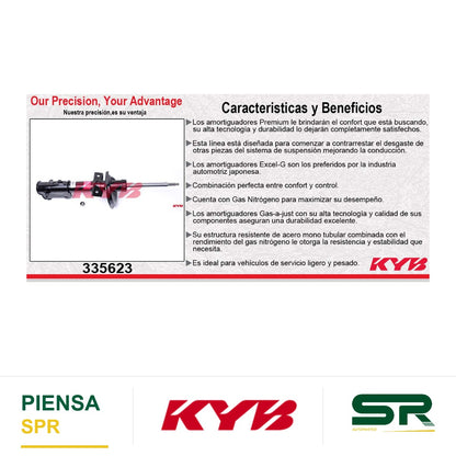 AMORTIGUADOR DELANTERO GAS EXCEL-G FORD MUSTANG EXC. SHERBY-GT500 Y ST (2011-2014) KYB