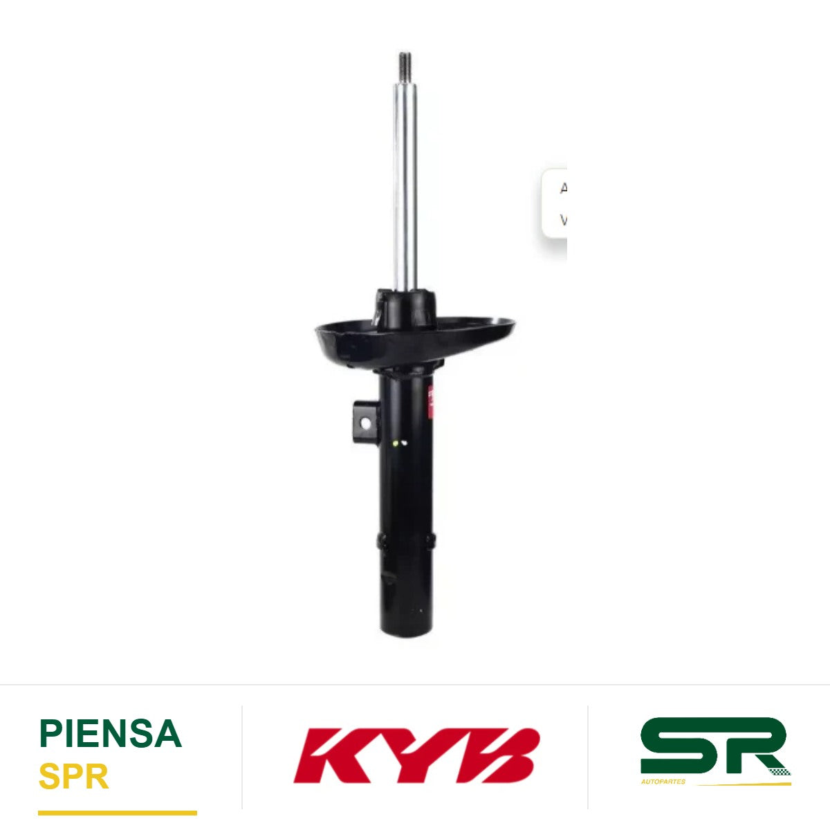 AMORTIGUADOR DELANTERO DERECHO GAS EXCEL-G HONDA CIVIC EX SEDAN 4 PUERTAS Y COUPE TURBO (2016-2017) -G KYB
