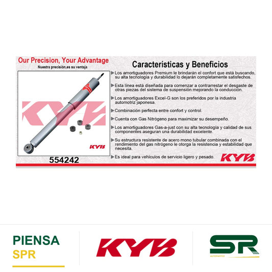AMORTIGUADOR GAS-A-JUST TRA TOYOTA TUNDRA 2WD (2000-2006) KYB
