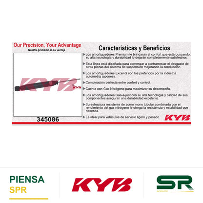 AMORTIGUADOR TRASERO GAS EXCEL-G AUDI Q5 (2009-2017). SIN SUSPENSIÓN DE AJUSTE ELECTÓNICO KYB