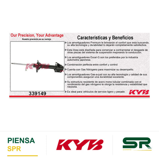 AMORTIGUADOR TRASERO DERECHO GAS EXCEL-G SUBARU. FORESTER (2006-2008) EXC. AUTONIVELANTE KYB