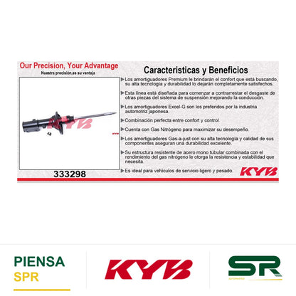 AMORTIGUADOR DELANTERO GAS EXCEL-G DODGE ATOS (2000-2013). KYB
