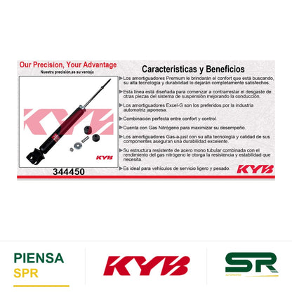AMORTIGUADOR TRASERO GAS EXCEL-G NISSAN MAXIMA (2004-2008). KYB