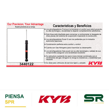 AMORTIGUADOR TRASERO GAS EXCEL-G HYUNDAI TUCSON (2020-2021). KYB