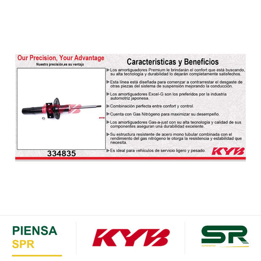AMORTIGUADOR DELANTERO GAS EXCEL-G VW POLO / LUPO (2004-2006) KYB