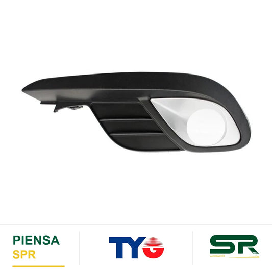 REJILLA IZQUIERDO PARA FARO DE NIEBLA PLATA DODGE VISION 2015-2018 AGT TYG