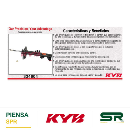 AMORTIGUADOR DELANTERO DERECHO GAS EXCEL-G BMW Z3 (E36) EXC. M-TECH (1996-2002) KYB