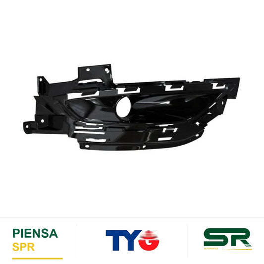 REJILLA DERECHO PARA FARO DE NIEBLA DODGE CHRYSLER 200 2015-2017 S / LUZ LED C / CONT CRUZ MTP TYG