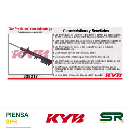 AMORTIGUADOR TRASERO IZQUIERDO GAS EXCEL-G TOYOTA. HIGHLANDER (2008-2013) - VENZA (2013-2014) KYB