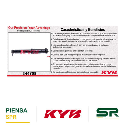 AMORTIGUADOR TRASERO GAS EXCEL-G RENAULT. MEGANE II RS SPORT (2007-2009) KYB