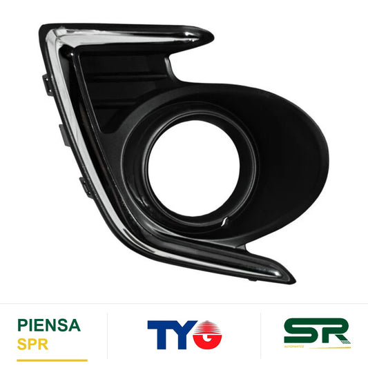 REJILLA DERECHO PARA FARO DE NIEBLA CROMADA DODGE ATTITUDE 2015-2024 / MIRAGE G4 2019-2020 FILO TLD TYG
