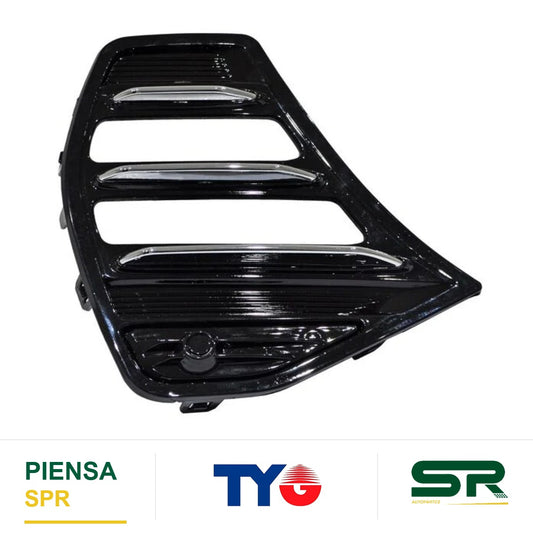 REJILLA DERECHO PARA FARO DE NIEBLA CROMADA CHIREY TIGGO 7 PRO 2023-2024 C / MOLD TYG