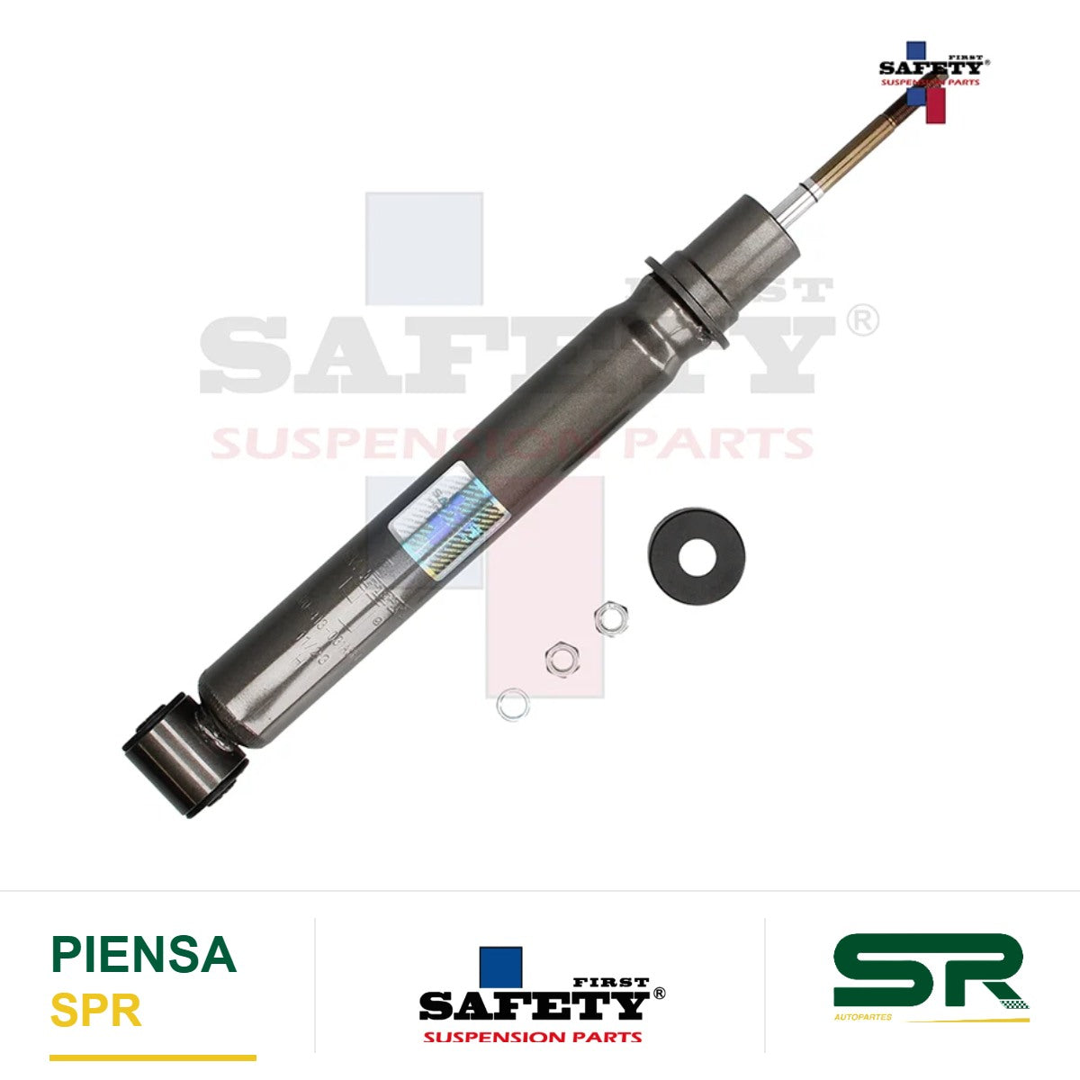 Amortiguador Trasera Ambos Lados Gas Volkswagen Gol 4L 1.6 Lts 2009-2020 Pointer 4L 1.8 Lts 2000-2009 Sin Platillo Safety
