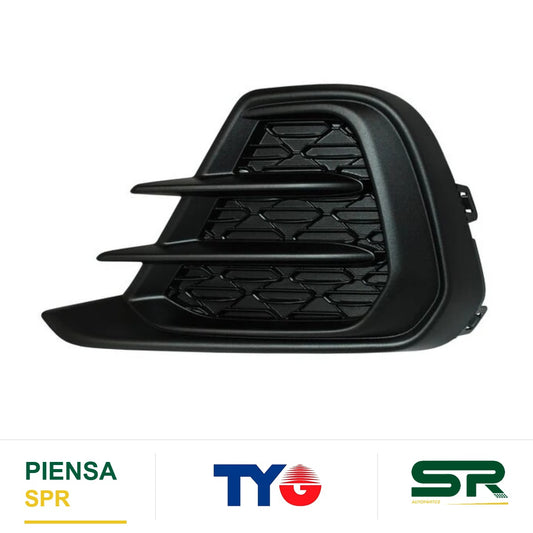 REJILLA IZQUIERDO SIN FARO DE NIEBLA CHEVROLET SPARK 2016-2018 LINEA NUEVA TYG