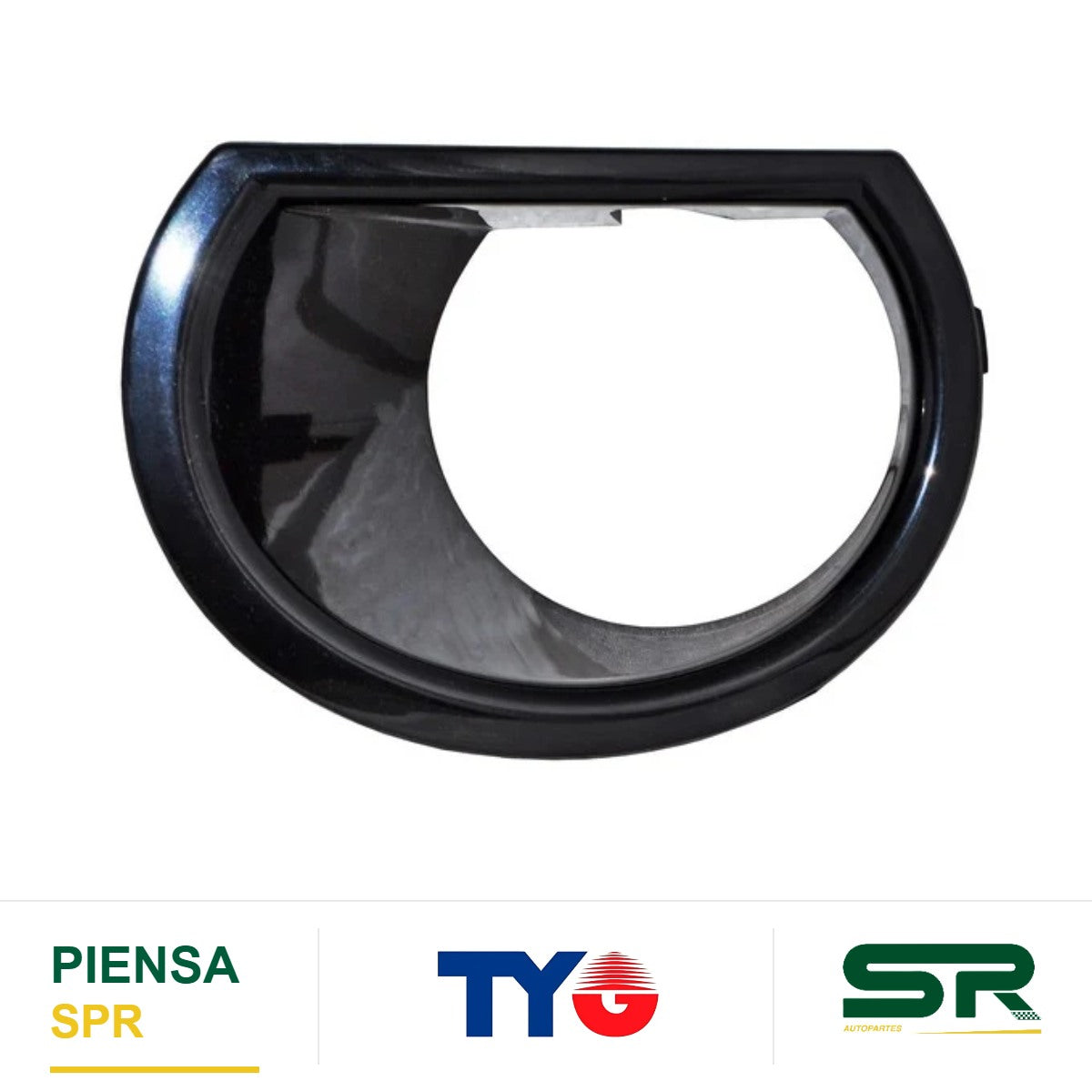 REJILLA IZQUIERDA PARA FARO DE NIEBLA NEGRA CHEVROLET S10 2017 TYG