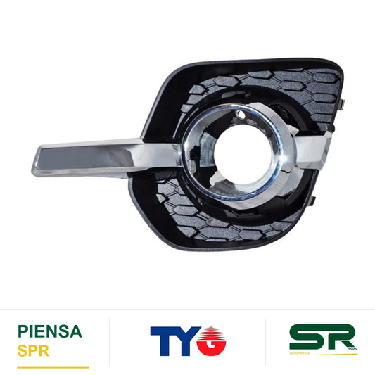 REJILLA IZQUIERDO PARA FARO DE NIEBLA CROMADA CHEVROLET EQUINOX 2010-2015 C / MOLD TYG
