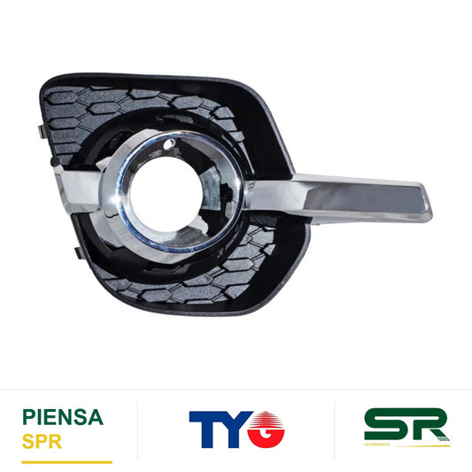 REJILLA DERECHO PARA FARO DE NIEBLA CROMADA CHEVROLET EQUINOX 2010-2015 C / MOLD TYG
