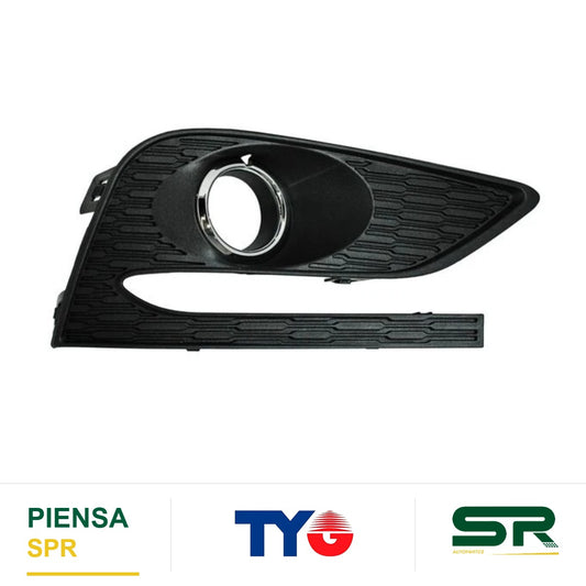 REJILLA DERECHO PARA FARO DE NIEBLA CROMADA CHEVROLET CRUZE 2016-2018 C / MOLD 346 TYG