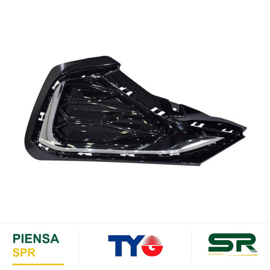 REJILLA DERECHO CROMADA CHEVROLET CAVALIER 2022-2024 C / MOLD TYG