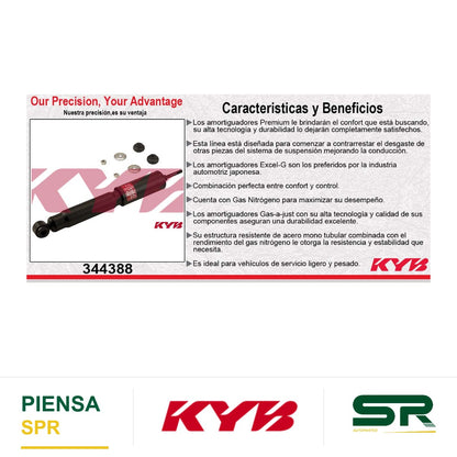 AMORTIGUADOR DELANTERO GAS EXCEL-G FORD ECONOLINE E150 (1992-2007) KYB