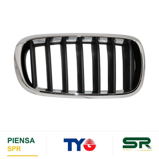 REJILLA DERECHO NEGRA BMW X5 2014-2018 F / CROMADO X-DRIVE TYG