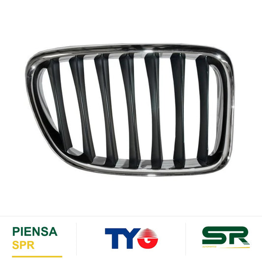 REJILLA DERECHO NEGRA CROMADA BMW X1 2013-2015 TYG