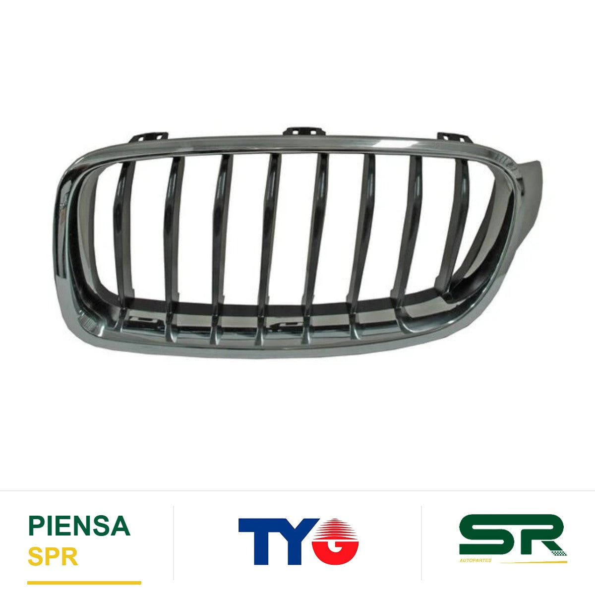REJILLA IZQUIERDA CROMADA 4 PUERTAS BMW SERIE 3 2012-2014 TYG