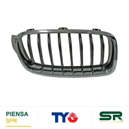 REJILLA DERECHO BMW SERIE 3 2012-2014 4P FILO CROMADO TYG